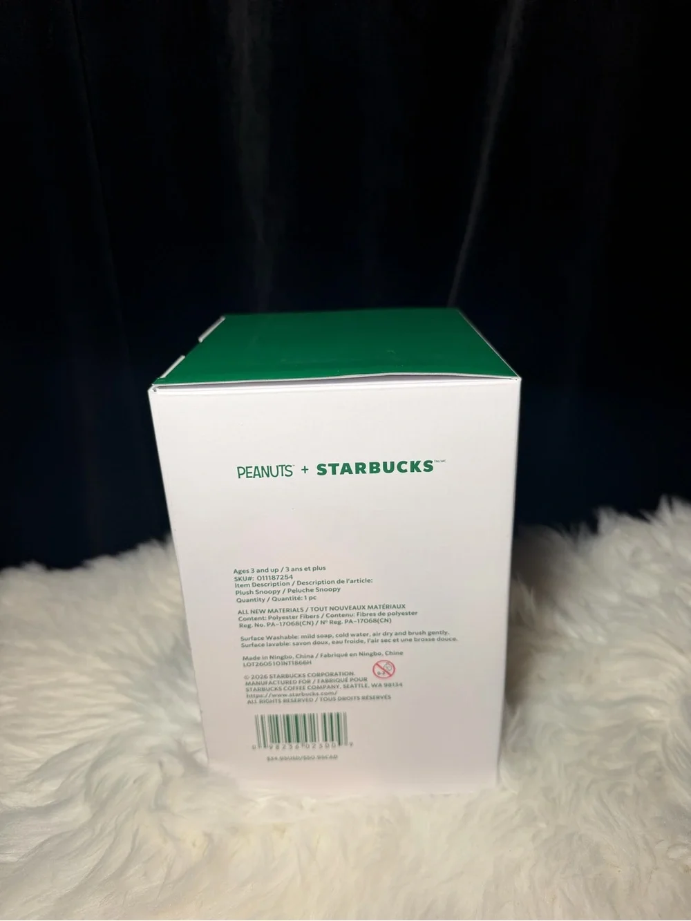 Starbucks Peanuts Snoopy Plush & Fall Tumbler Set